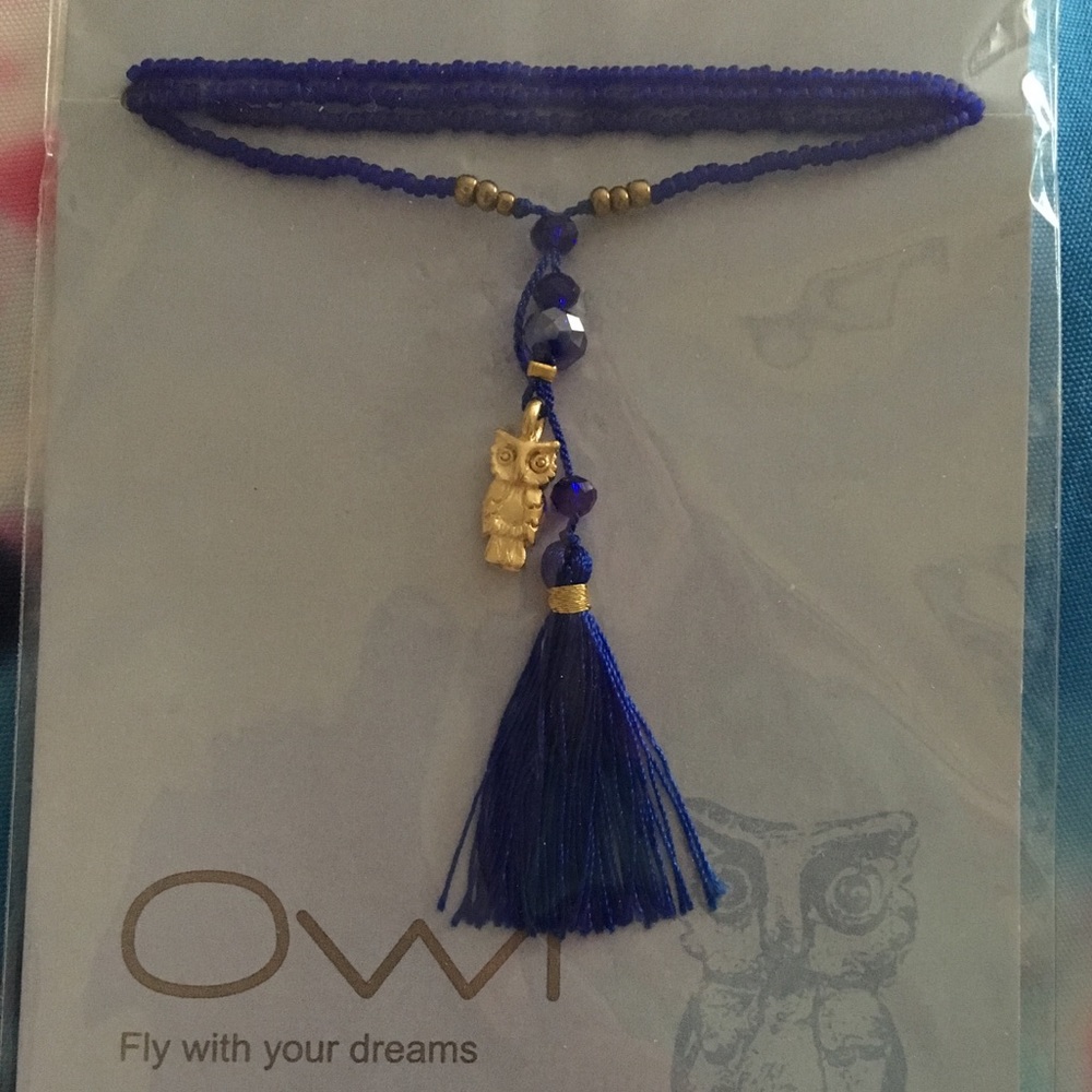 Bitsy owl necklace